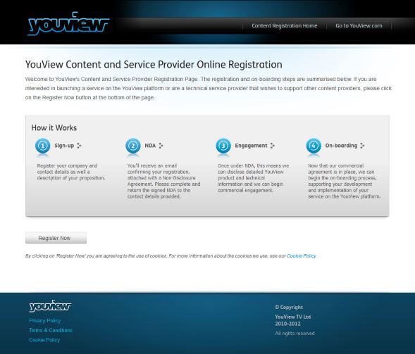 YouView CSP Site