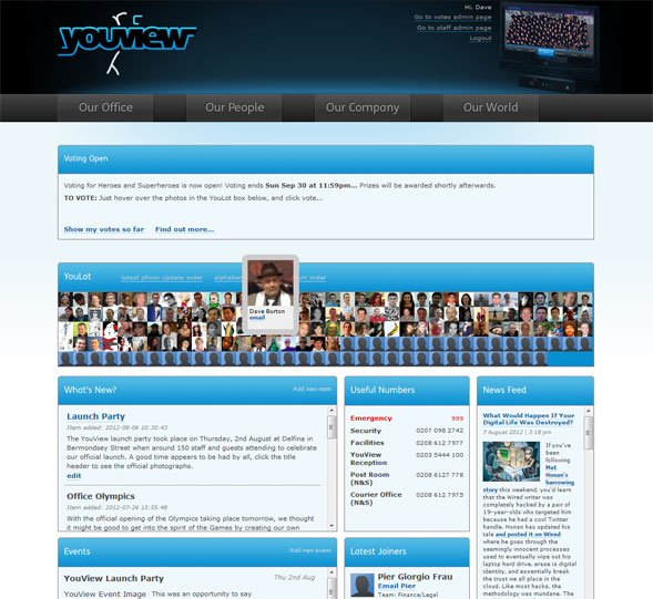 YouView Intranet Site