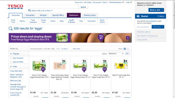 Tesco.com Groceries
